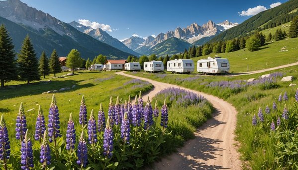 Explorer les sentiers et paysages autour des mobil-homes dans les hautes-alpes avec le camping les princes d'orange